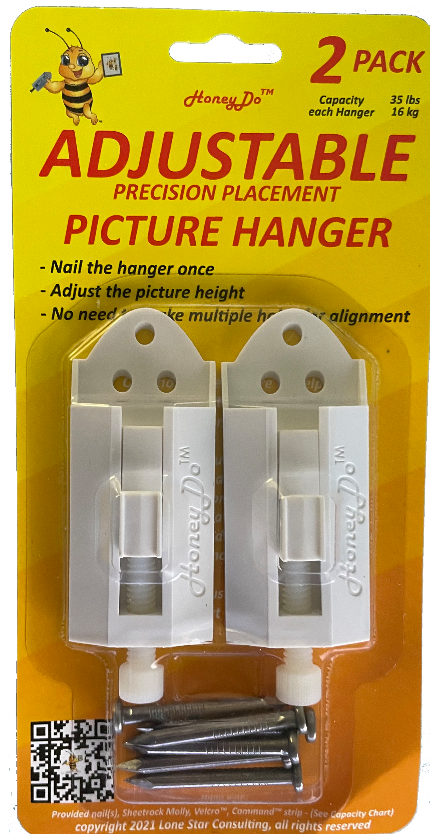 1HDB - (Starter Kit B) HoneyDo® Hanger Retail Starter Kit B Package