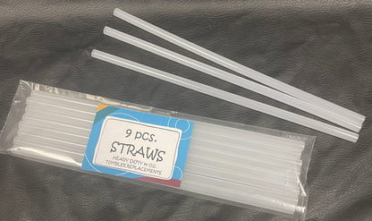 Straws - 9 Pack - Replacement straws for 40oz. HoneyDo® Tumblers