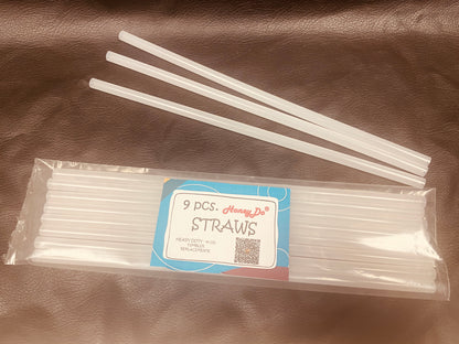Straws - 9 Pack - Replacement straws for 40oz. HoneyDo® Tumblers