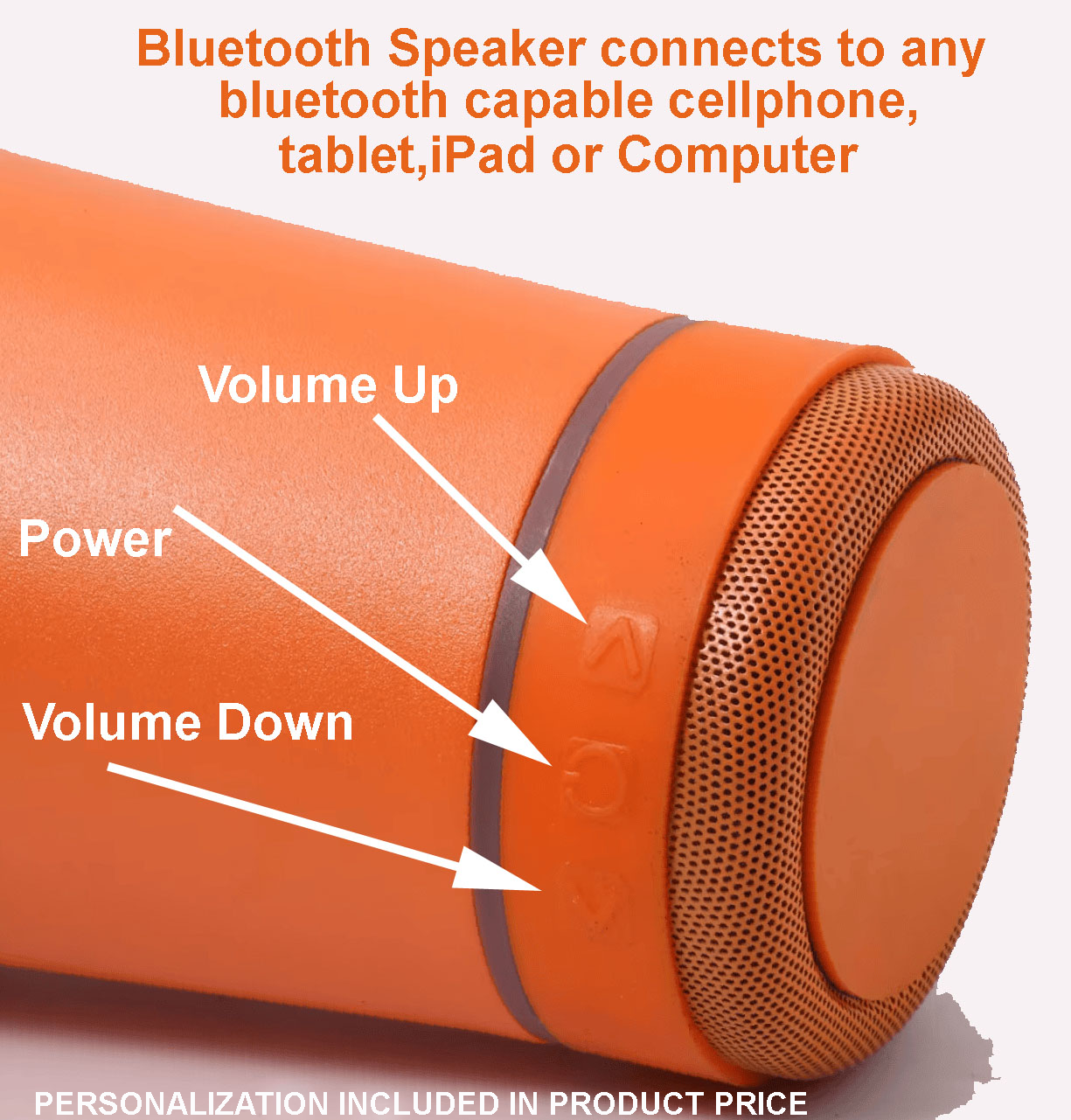 Personalized MUSICAL BLUETOOTH TUMBLERS© - Play your music and keep your drink cold - 40oz.