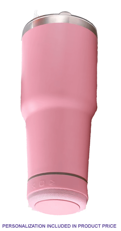 Personalized MUSICAL BLUETOOTH TUMBLERS© - Play your music and keep your drink cold - 40oz.