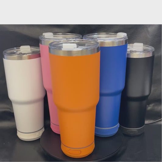 Personalized MUSICAL BLUETOOTH TUMBLERS© - Play your music and keep your drink cold - 40oz.